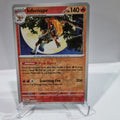 Pokemon TCG Scarlet & Violet expansion Twilight Masquerades. Infernape Reverse Holo card.