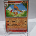 Pokemon TCG Scarlet & Violet expansion Twilight Masquerades. Monferno Reverse Holo card.