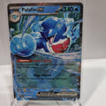 Pokemon TCG Scarlet & Violet expansion Twilight Masquerades. Palafin EX double rare.