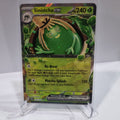 Pokemon TCG Scarlet & Violet expansion Twilight Masquerades. Sinistcha EX double rare card.