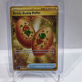Pokemon TCG Scarlet & Violet expansion Twilight Masquerades. Buddy-Buddy Poffin Hyper Rare.