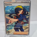 Pokemon TCG Scarlet & Violet expansion Twilight Masquerades. Carmine Ultra Rare.