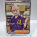 Pokemon TCG Scarlet & Violet expansion Twilight Masquerades. Caretaker Ultra Rare.