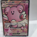 Pokemon TCG Scarlet & Violet expansion Twilight Masquerades. Blissey EX Ultra Rare.