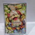 Pokemon TCG Scarlet & Violet expansion Twilight Masquerades. Hisuian Growlithe Illustration Rare.