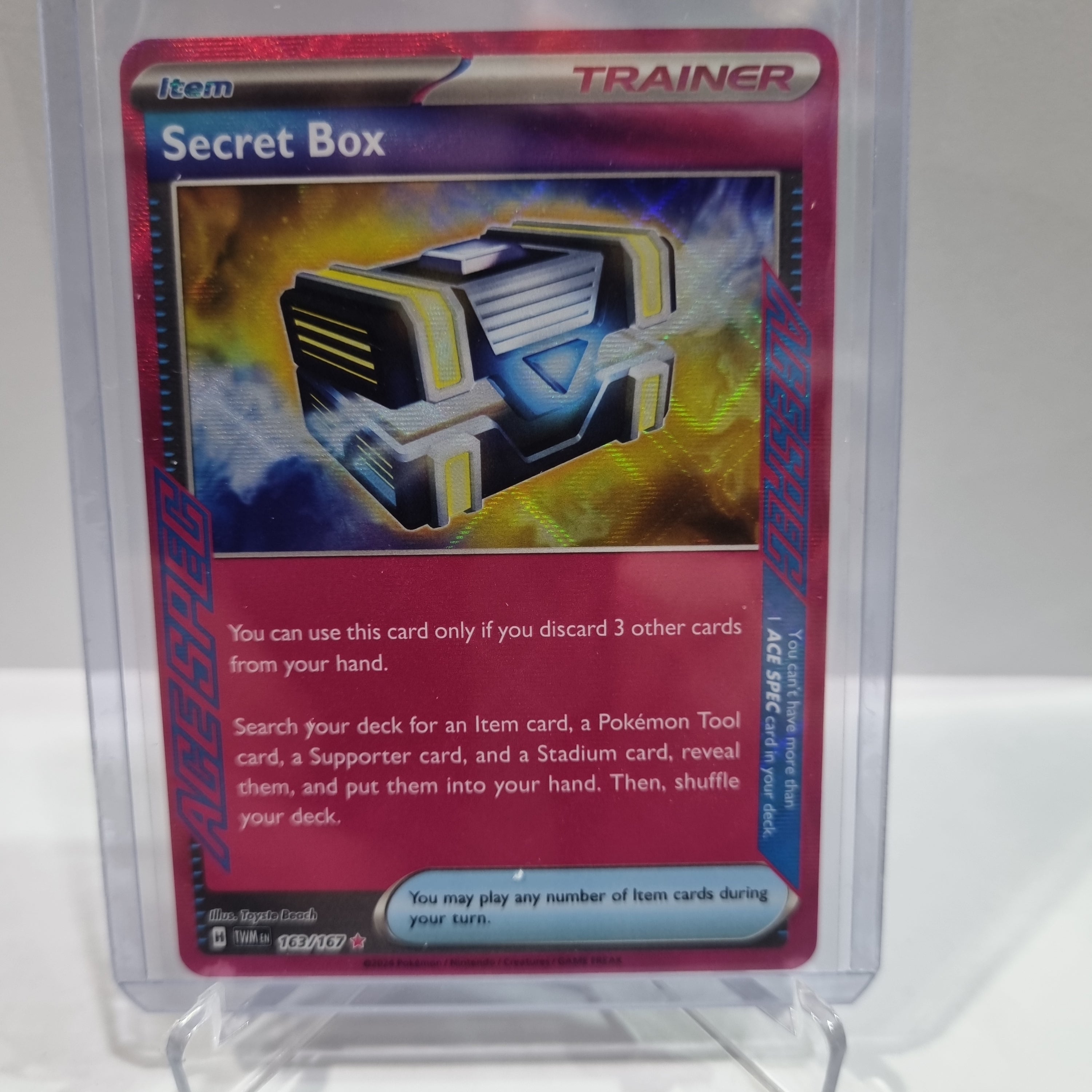 Pokemon TCG - Twilight Masquerade - #163 - Secret Box - ACE SPEC