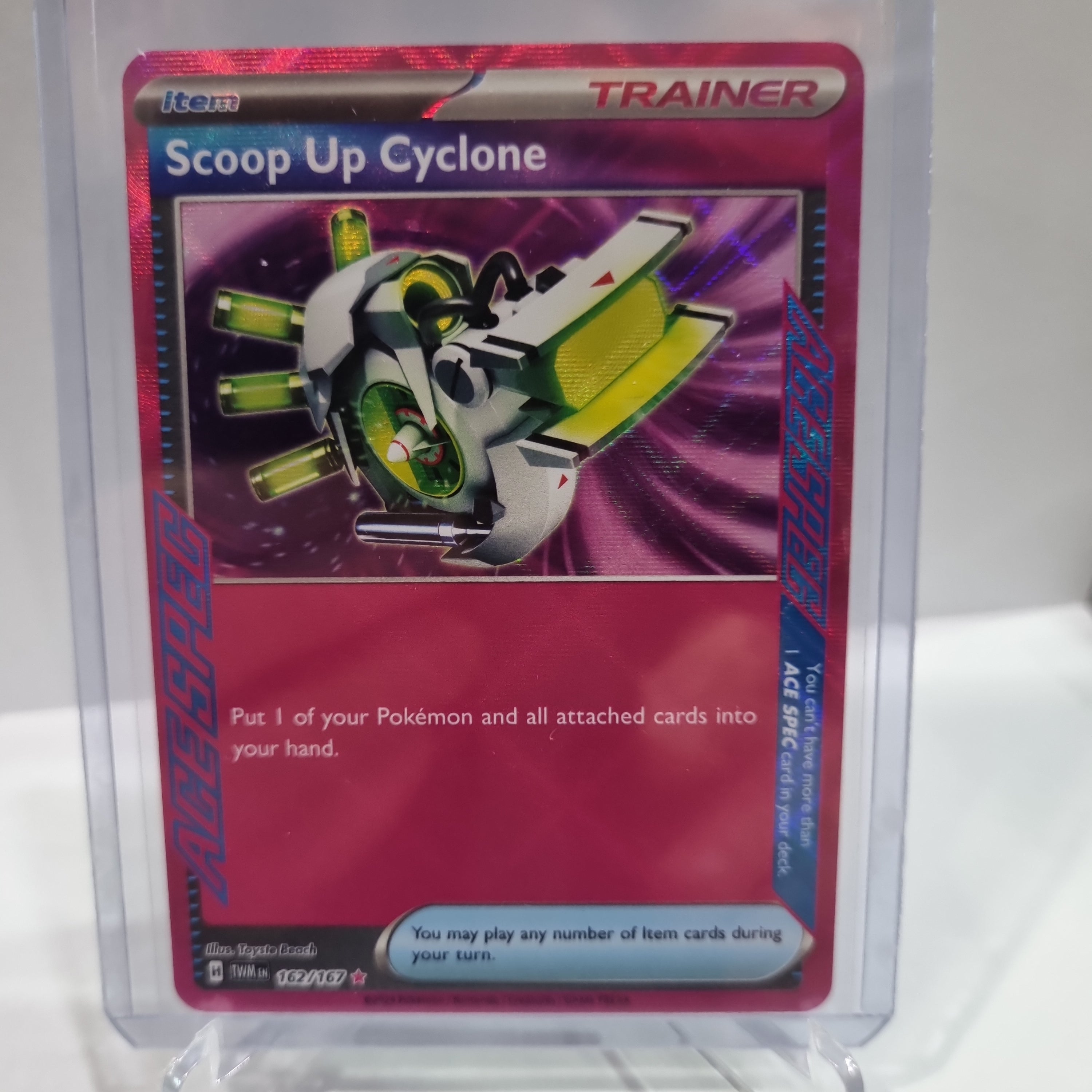 Pokemon TCG - Twilight Masquerade - #162 - Scoop Up Cyclone ACE SPEC