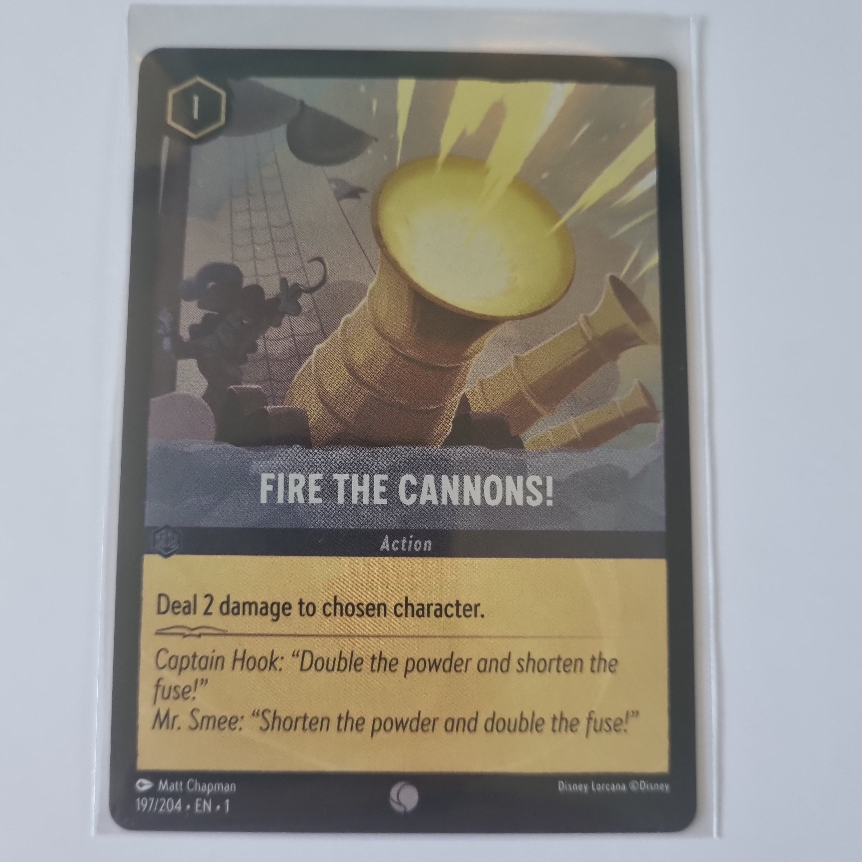 Lorcana - First Chapter - Coldfoil - Fire The Cannons! - 197/204 - Common