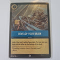 Lorcana - First Chapter - Coldfoil - Develop Your Brain - 161/204 - Common