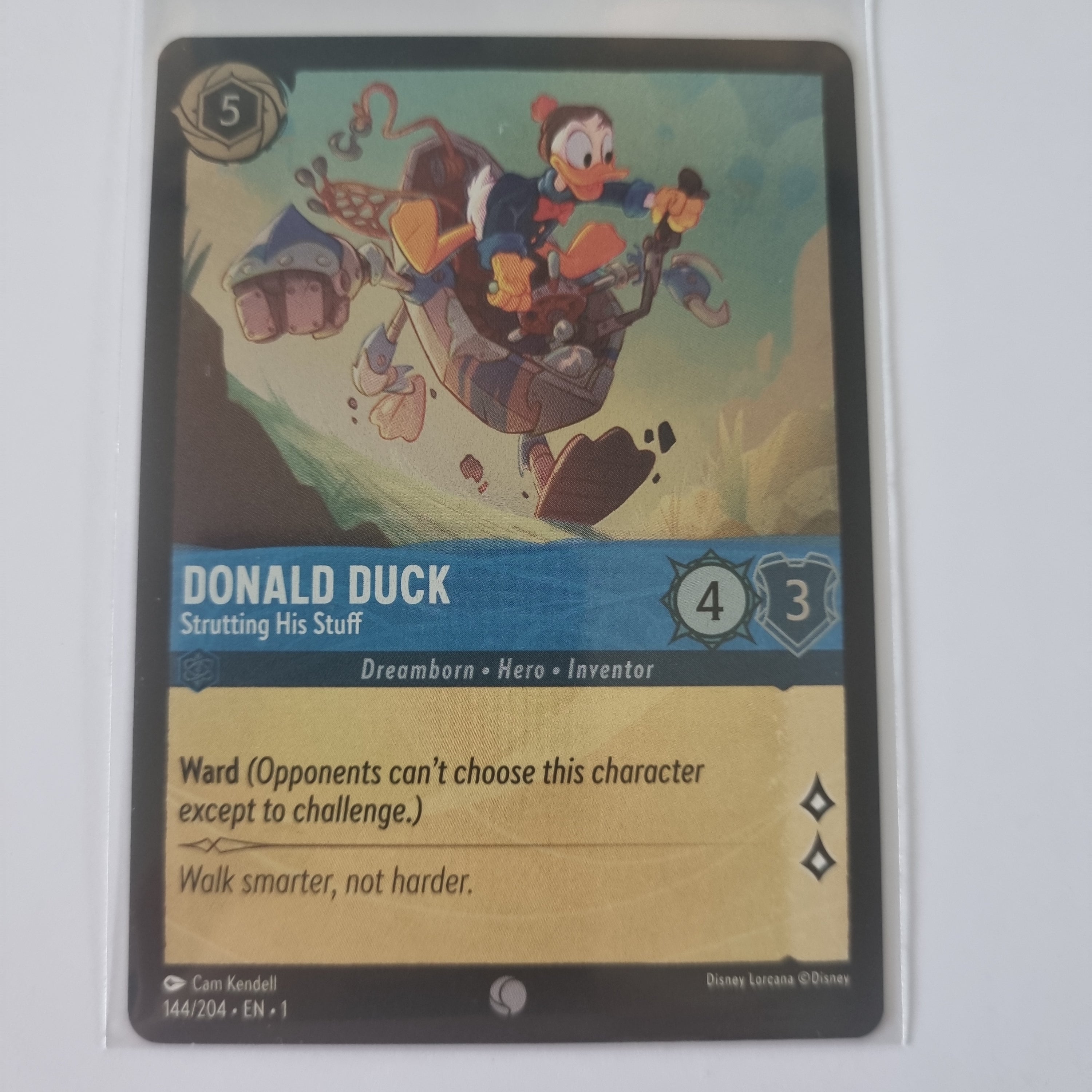Lorcana - First Chapter - Coldfoil - Donald Duck Strutting His Stuff #144/204 Common