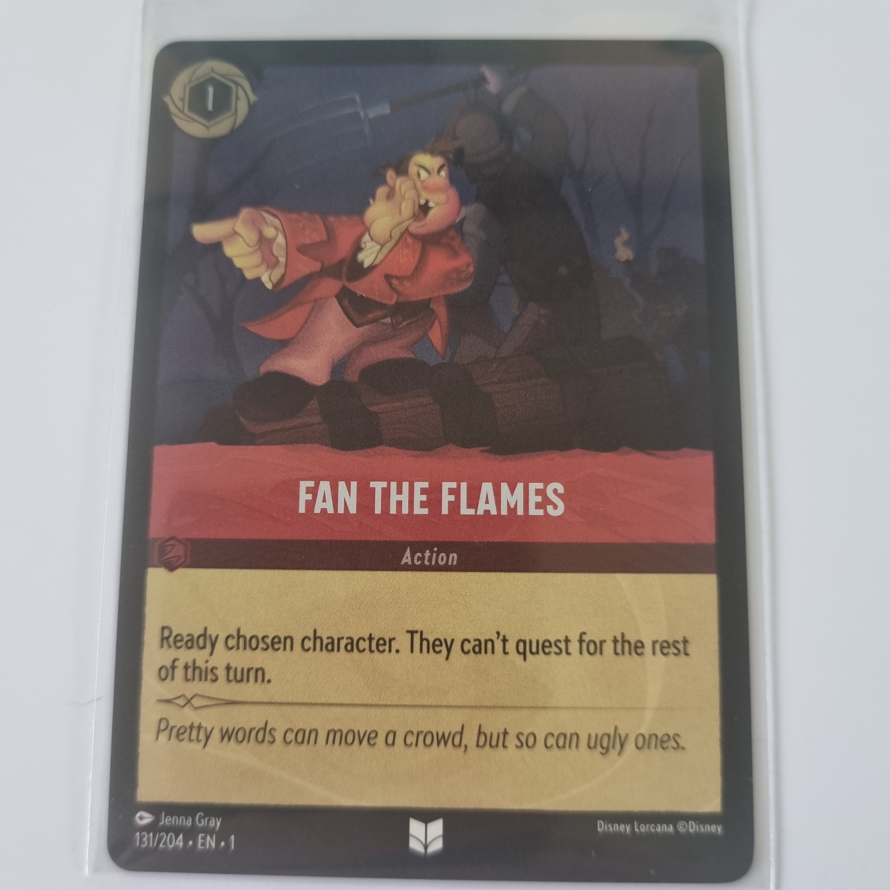 Lorcana - First Chapter - Coldfoil - Fan The Flames - 131/204 - Uncommon