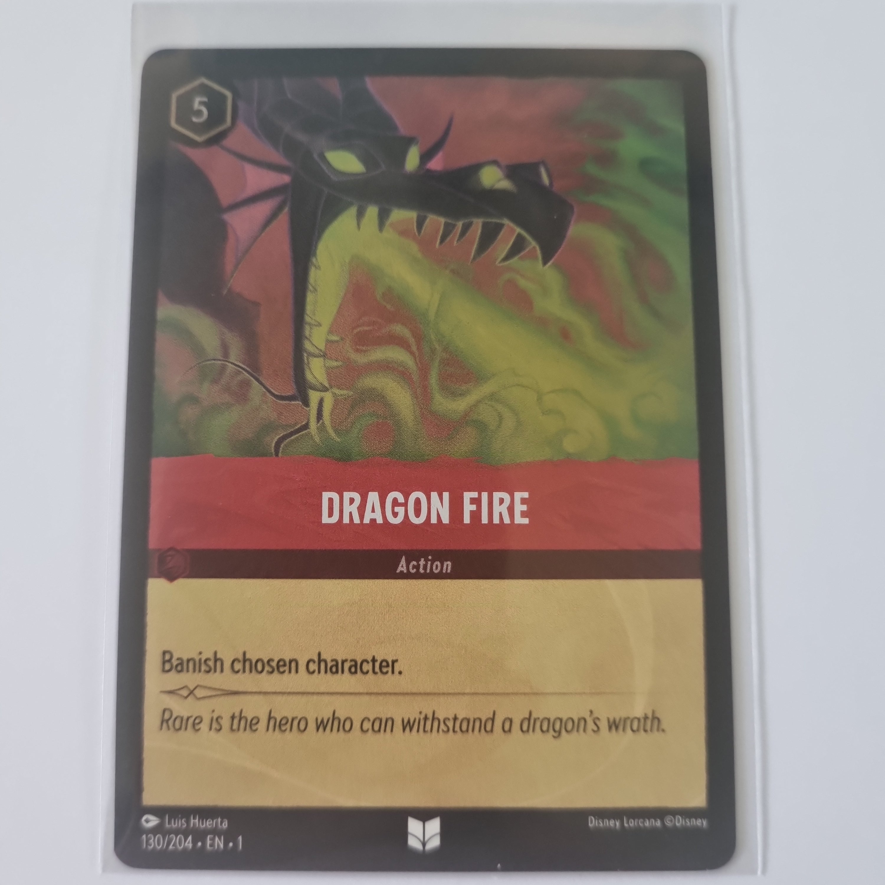 Lorcana - First Chapter - Coldfoil - Dragon Fire - 130/204 - Uncommon