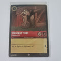 Lorcana - First Chapter - Coldfoil - Sergeant Tibbs - Courageous Cat #124/204 Common