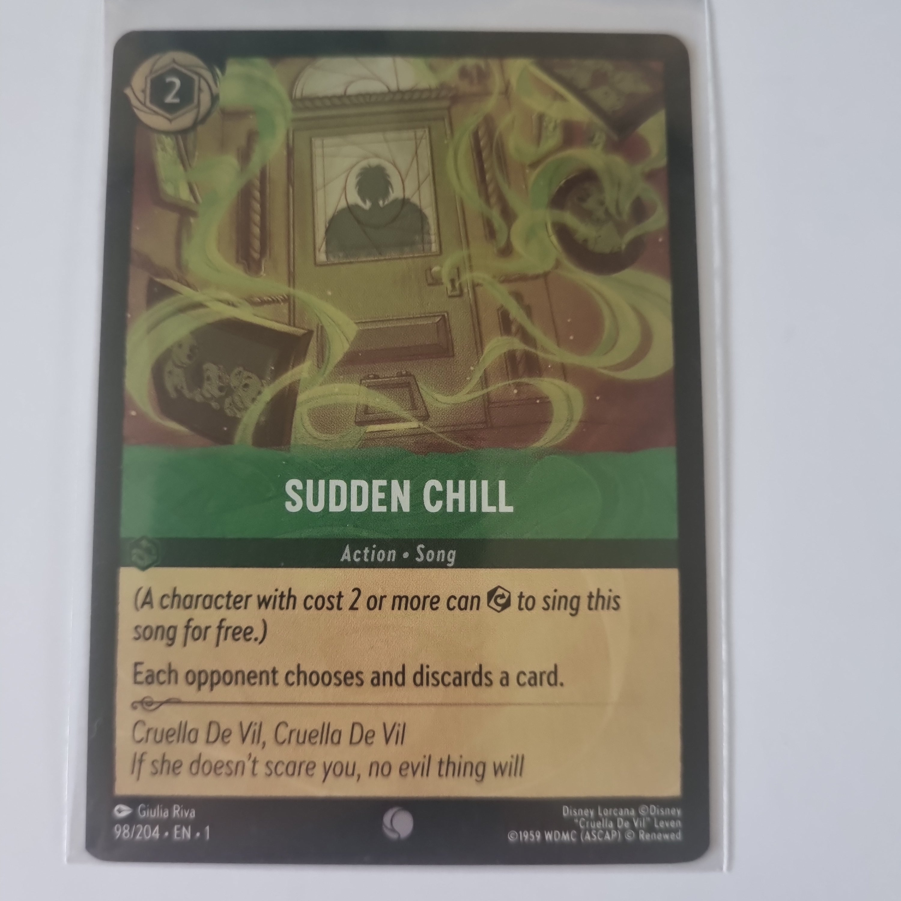 Lorcana - First Chapter - Coldfoil - Sudden Chill - 98/204 - Common
