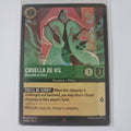 Lorcana - First Chapter - Coldfoil - Cruella De Vil - Miserable As Usual 72/204 Rare
