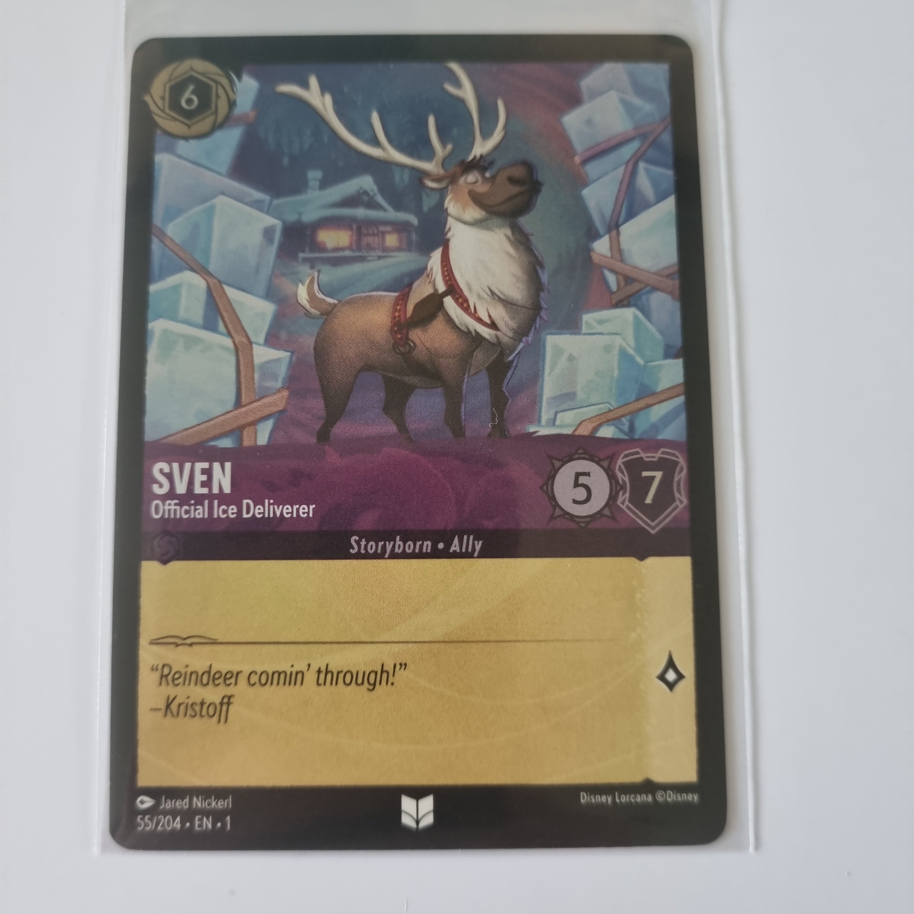 Lorcana - First Chapter - Coldfoil - Sven - Official Ice Deliverer - 55/204 Uncommon