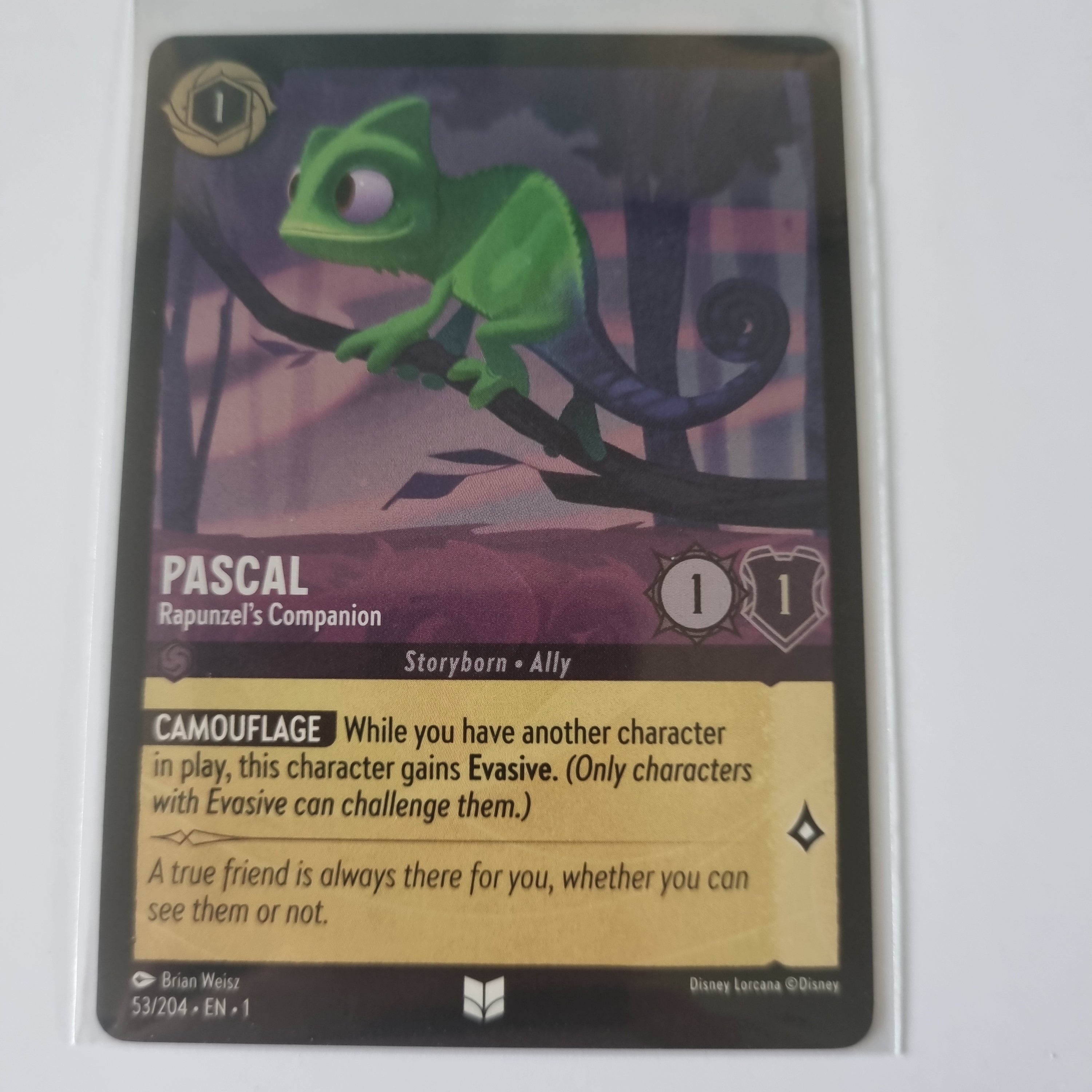 Lorcana - First Chapter - Coldfoil - Pascal - Rapunzel's Companion - 53/204 Uncommon