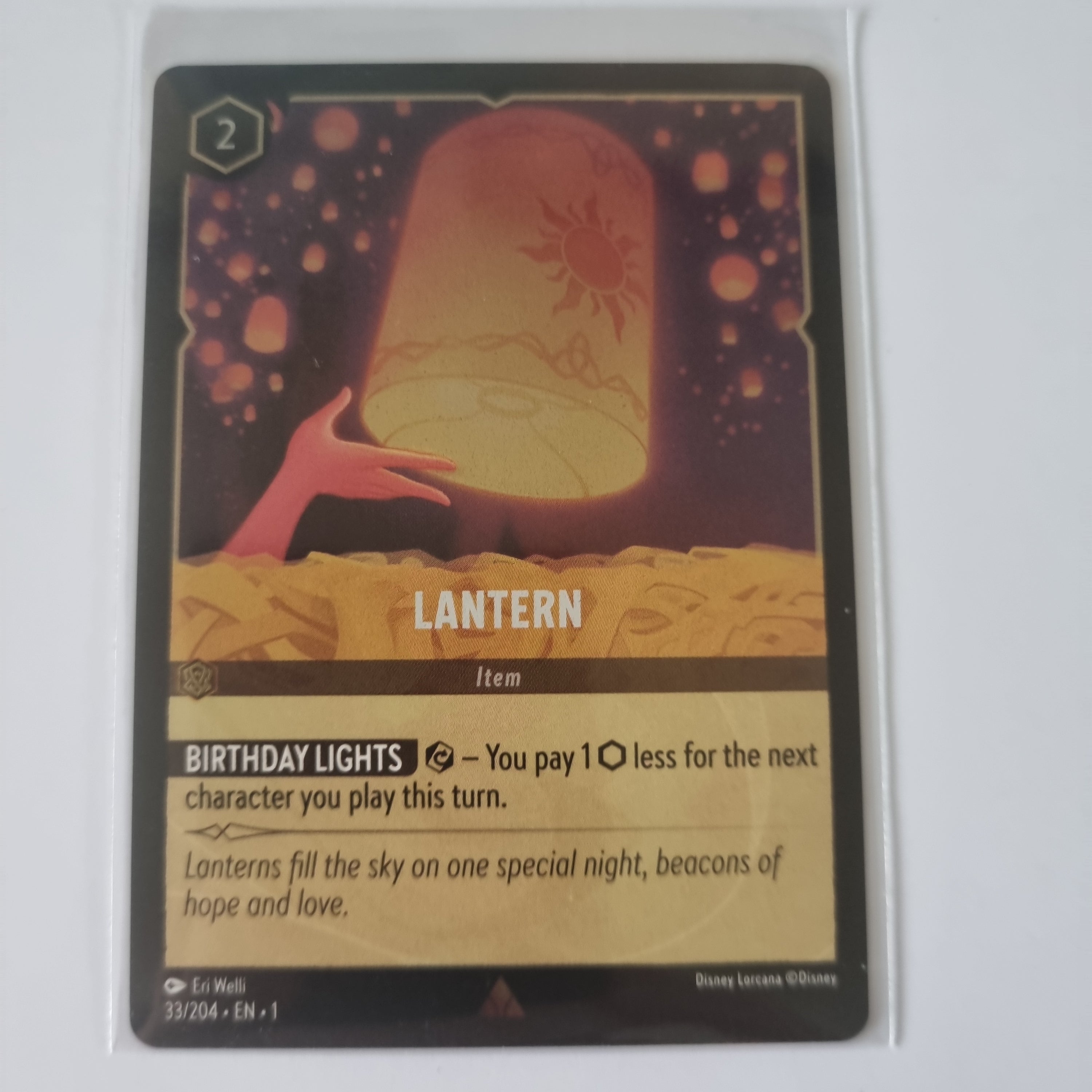 Lorcana - First Chapter - Coldfoil - Lantern - 33/204 - Rare