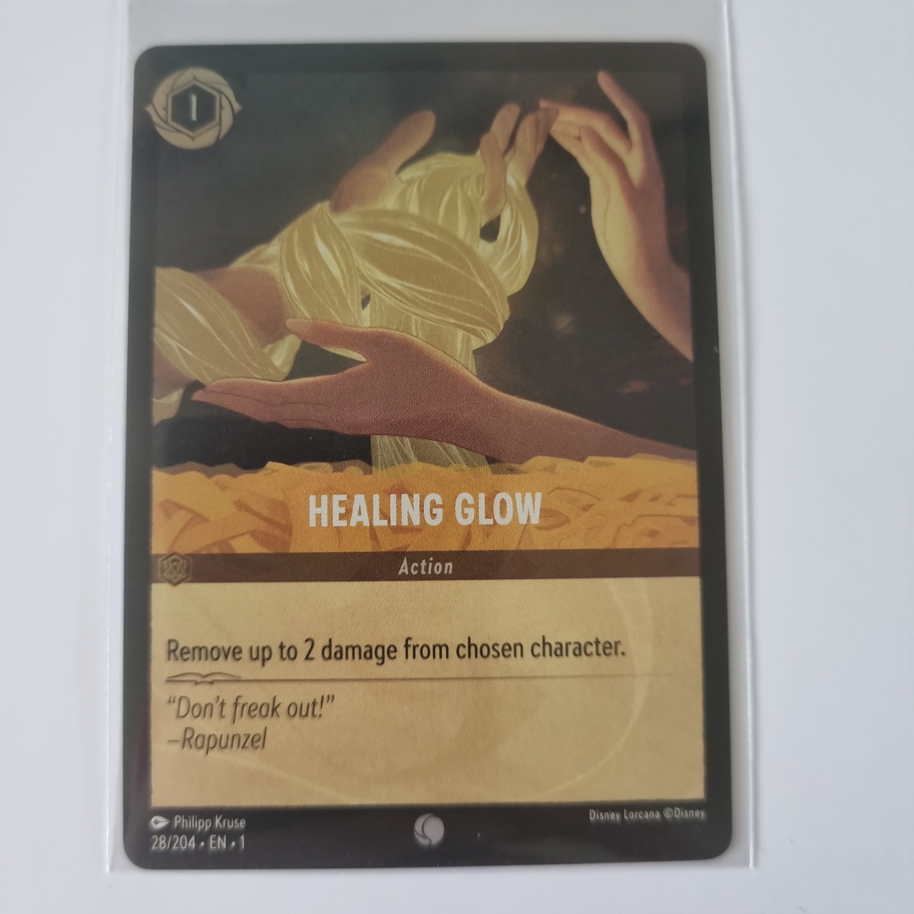 Lorcana - First Chapter - Coldfoil - Healing Glow - 28/204 - Common