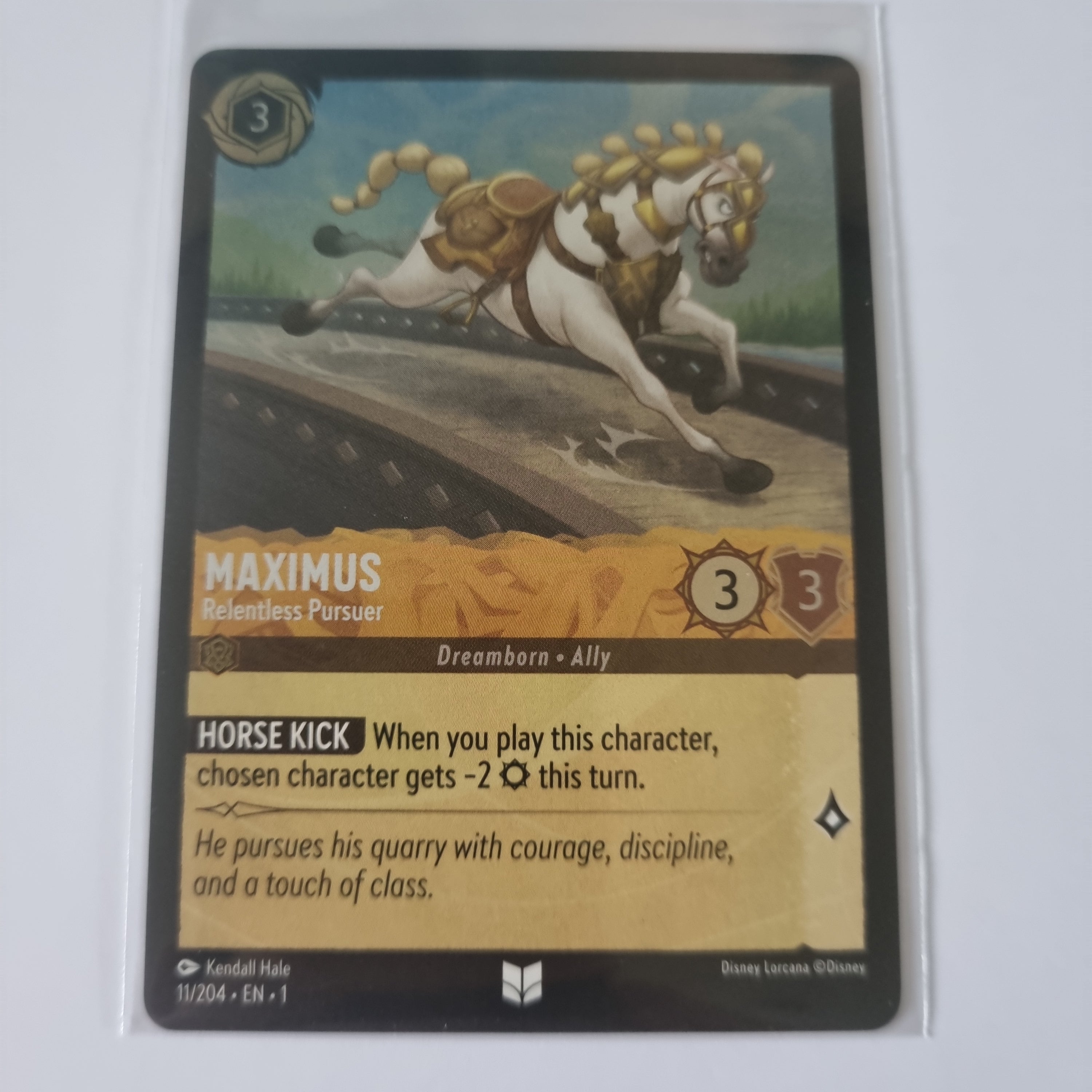 Lorcana - First Chapter - Coldfoil - Maximus - Relentless Pursuer - 11/204 Uncommon