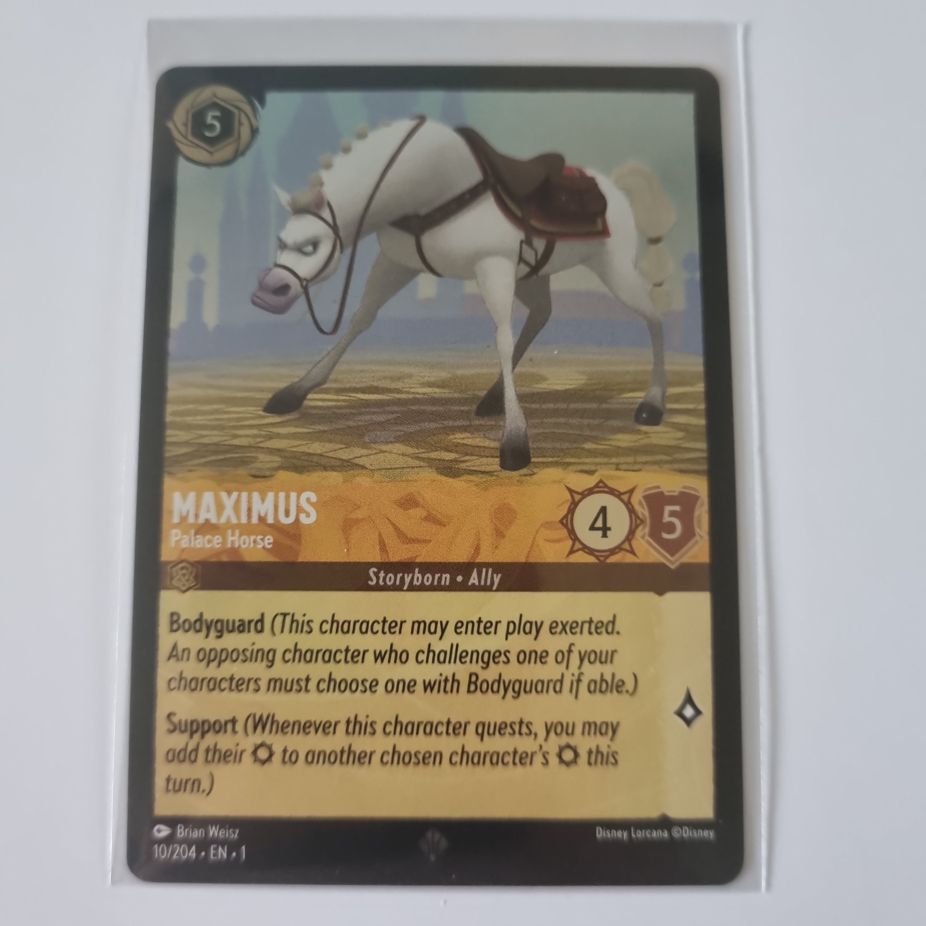 Lorcana - First Chapter - Coldfoil - Maximus - Palace Horse - 10/204 - Super Rare