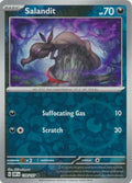 Pokemon TCG -Obsidian Flames -#139 -Salandit -Common -Reverse Holo
