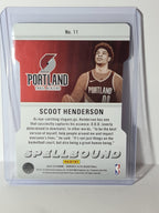 2023-24 Panini Donruss Elite - Spellbound ORANGE DIE CUT #11 Scoot Henderson