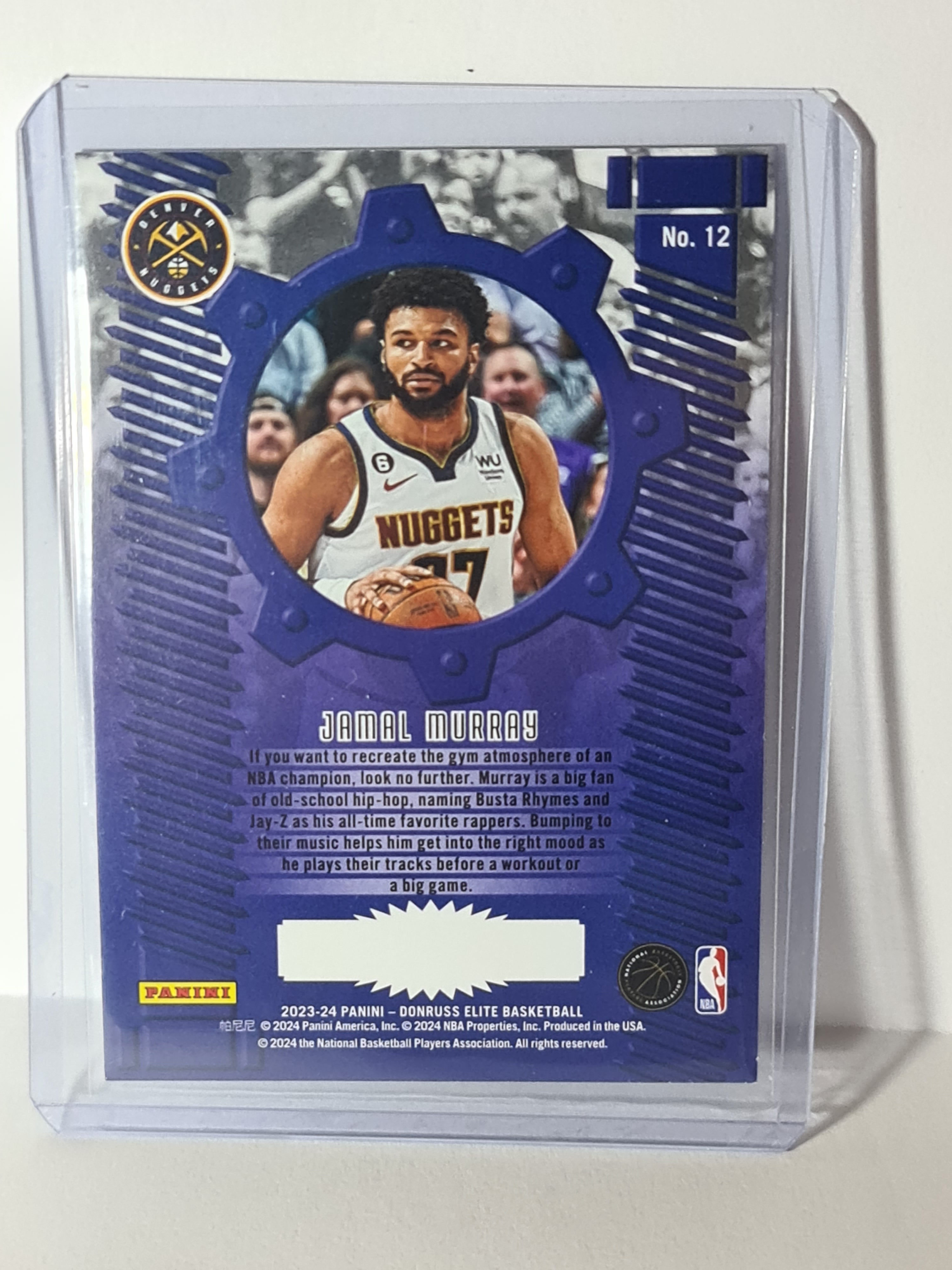 2023-24 Panini Donruss Elite - Craftsmen - #12 - Jamal Murray - Nuggets