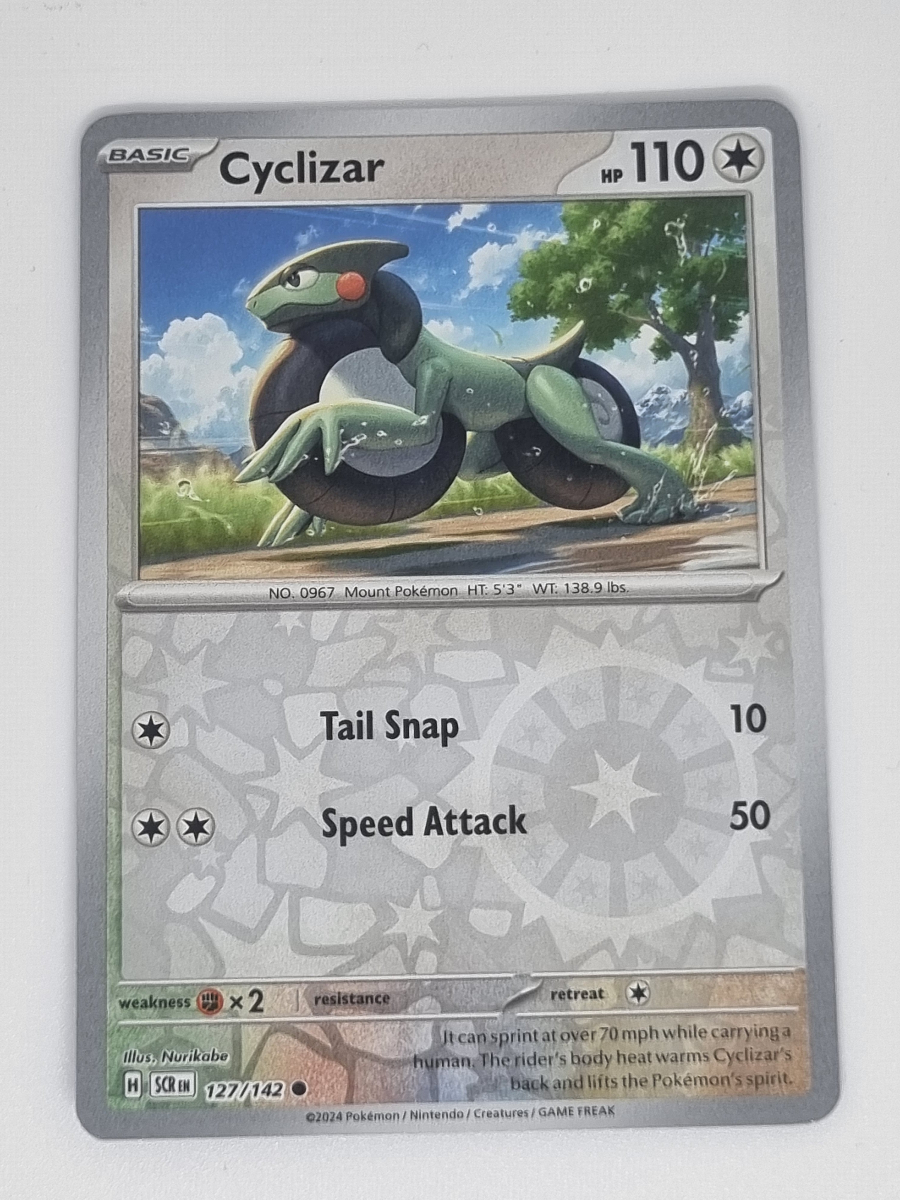 Pokemon TCG - Stellar Crown - #127/142 - Cyclizar - Common - Reverse Holo