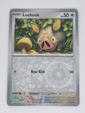 Pokemon TCG - Stellar Crown - #126/142 - Lechonk - Common - Reverse Holo