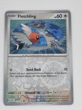 Pokemon TCG - Stellar Crown - #121/142 - Fletchling - Common - Reverse Holo