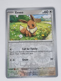 Pokemon TCG - Stellar Crown - #113/142 - Eevee - Common - Reverse Holo