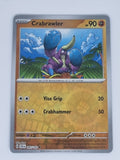 Pokemon TCG - Stellar Crown - #087/142 - Crabrawler - Common - Reverse Holo