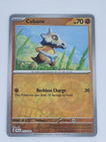 Pokemon TCG - Stellar Crown - #072/142 - Cubone - Common - Reverse Holo