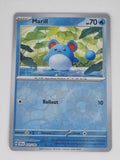 Pokemon TCG - Stellar Crown - #033/142 - Marill - Common - Reverse Holo