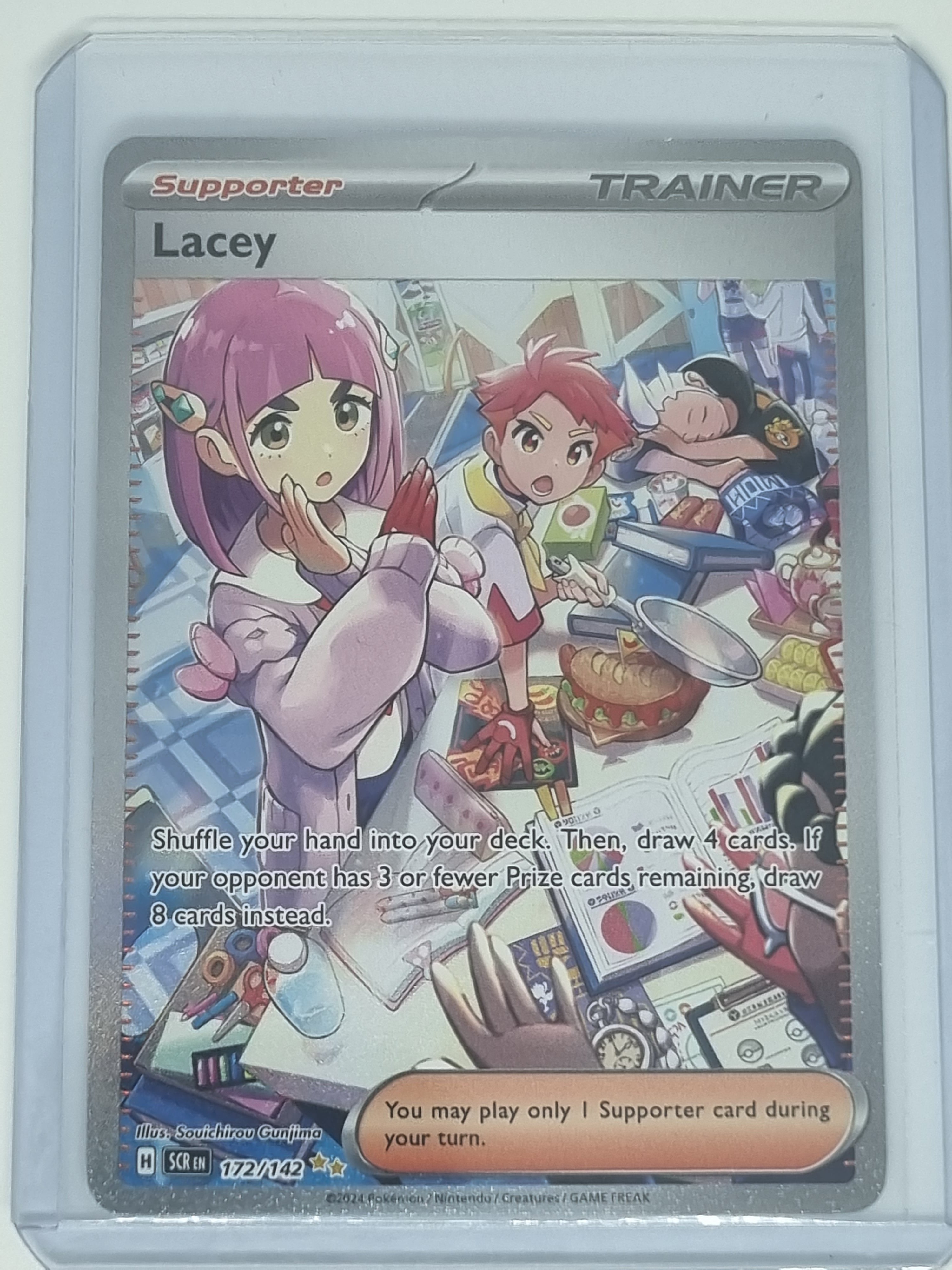 Pokemon TCG - Stellar Crown - #172/142 - Lacey - Special Illustration Rare