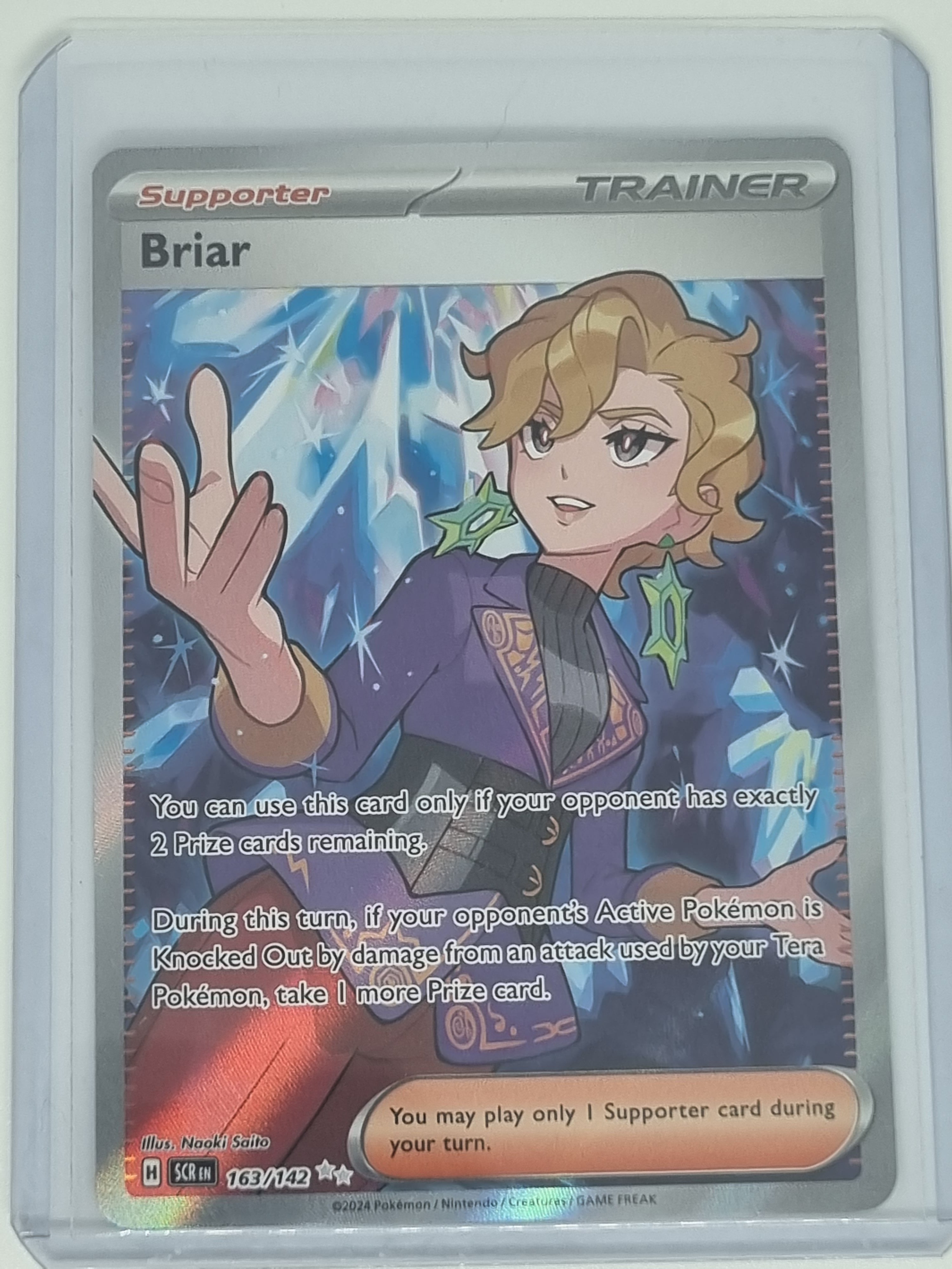 Pokemon TCG - Stellar Crown - #163/142 - Briar - Full Art