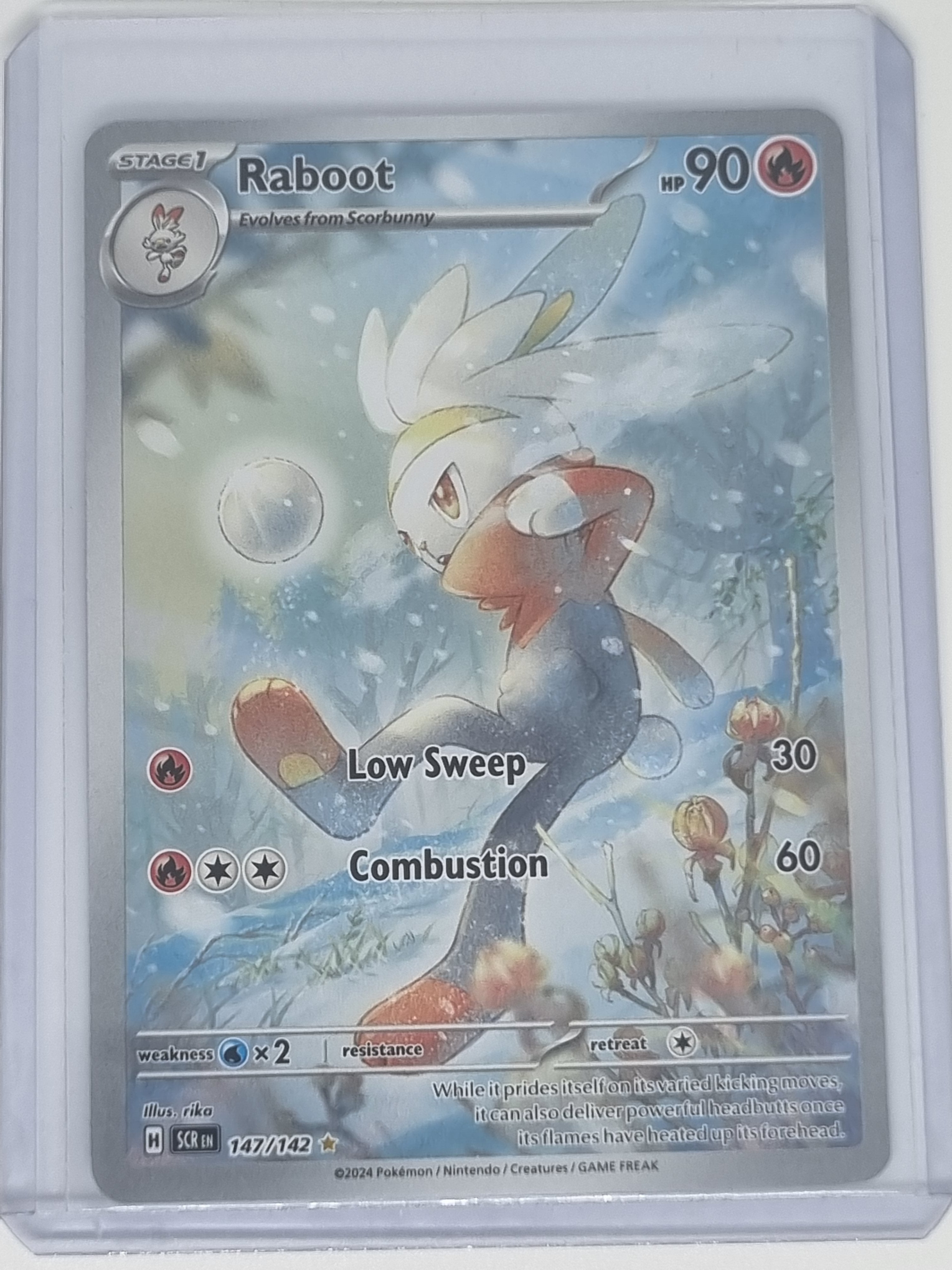 Pokemon TCG - Stellar Crown - #147/142 - Raboot - Illustration Rare