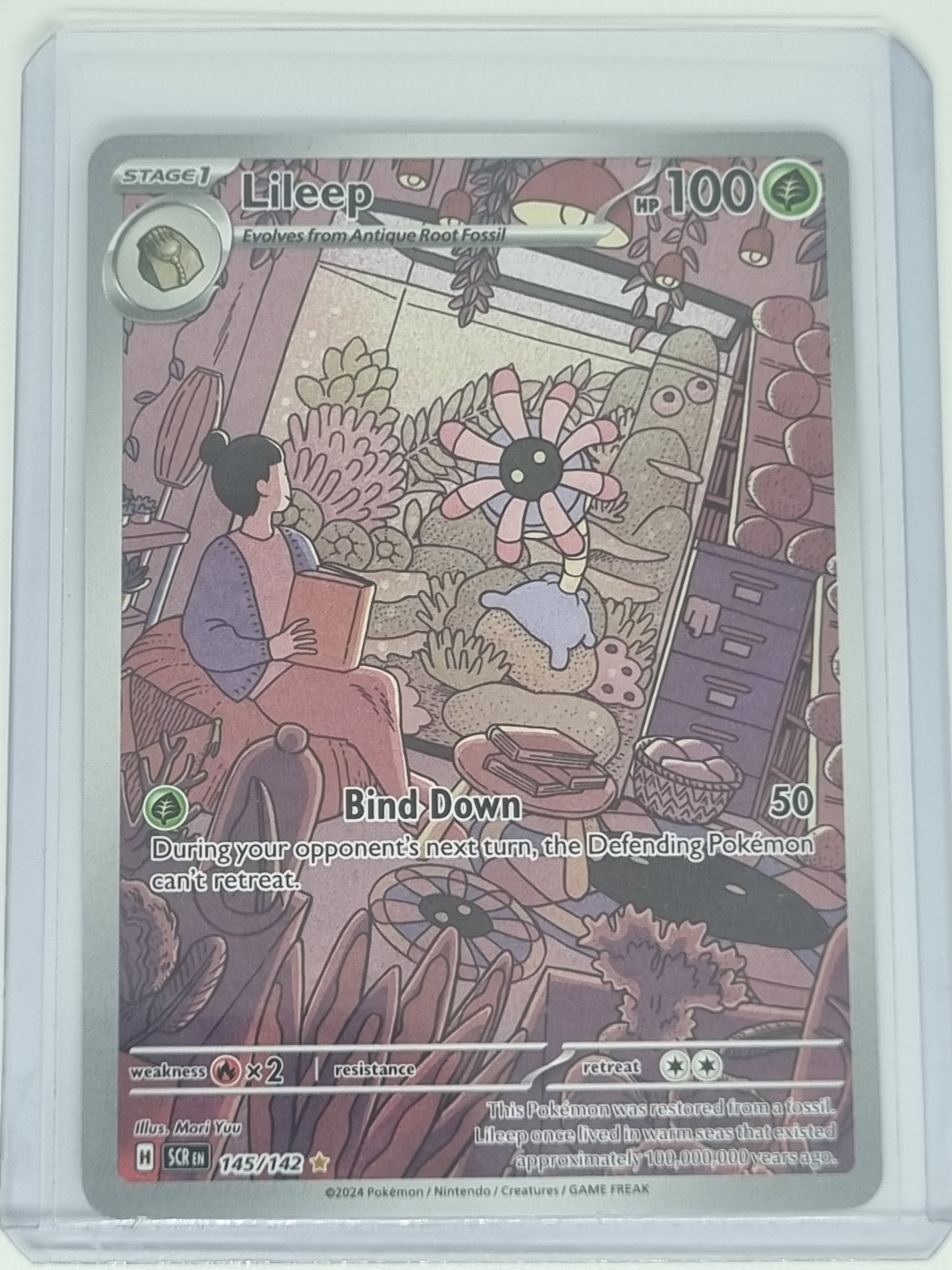 Pokemon TCG - Stellar Crown - #145/142 - Lileep - Illustration Rare
