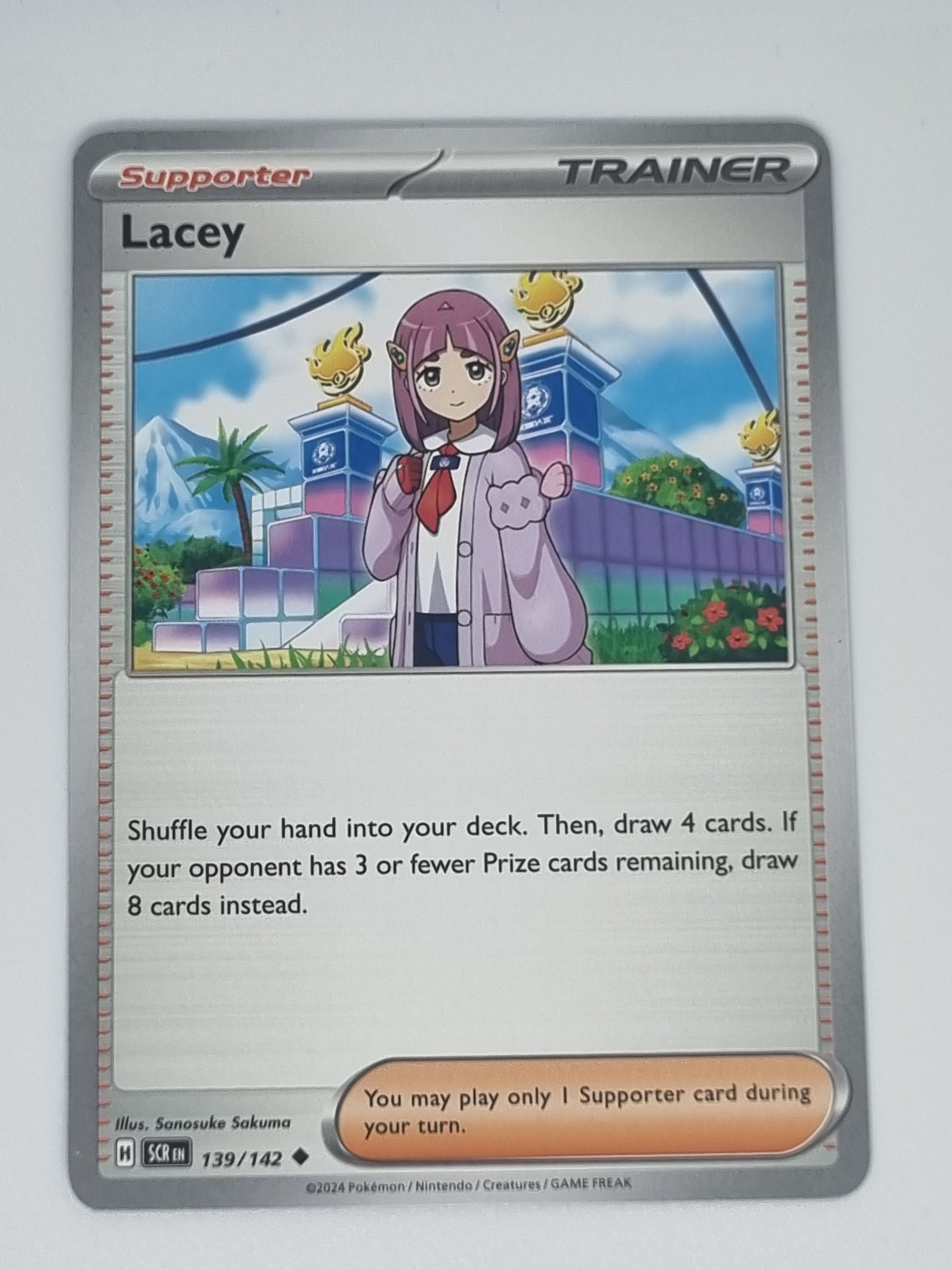 Pokemon TCG - Stellar Crown - #139/142 - Lacey - Uncommon