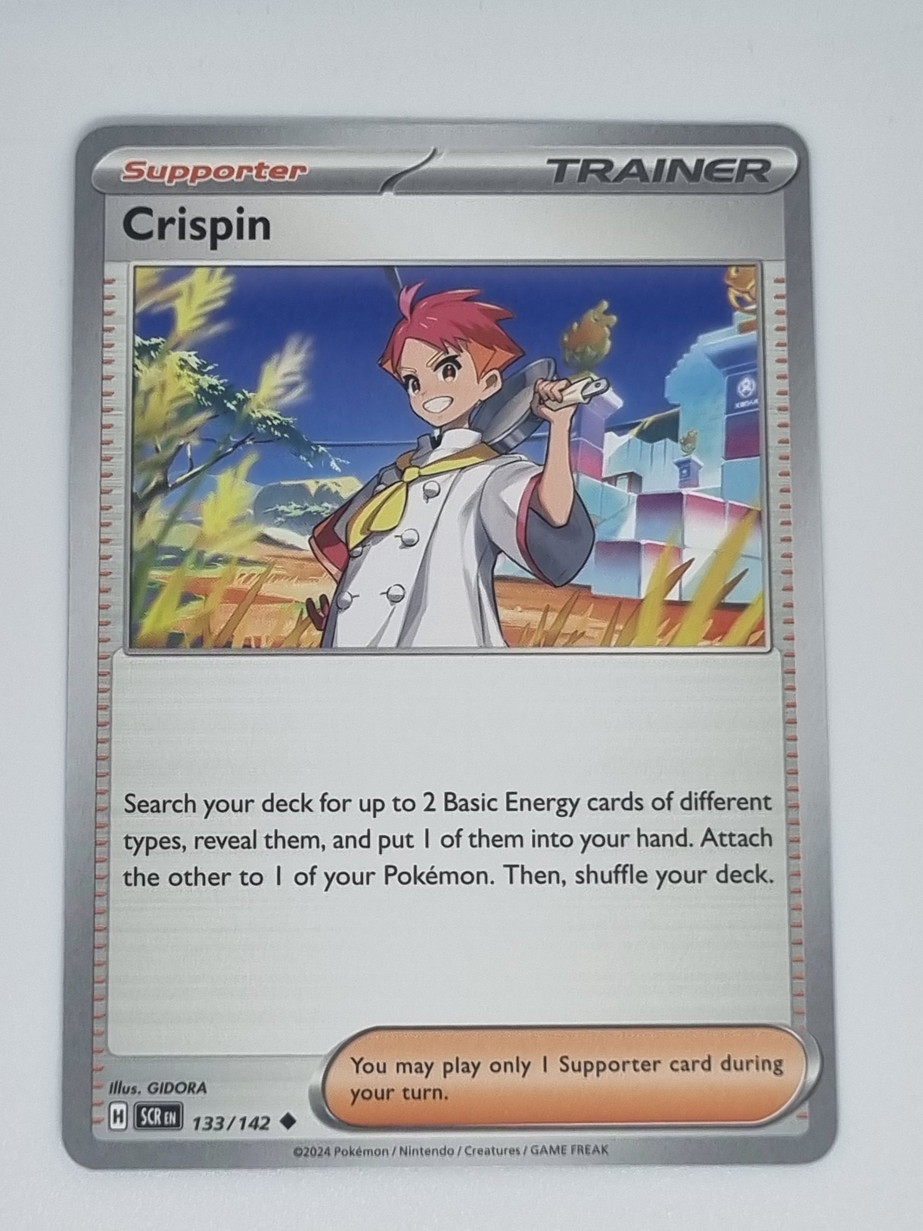 Pokemon TCG - Stellar Crown - #133/142 - Crispin - Uncommon