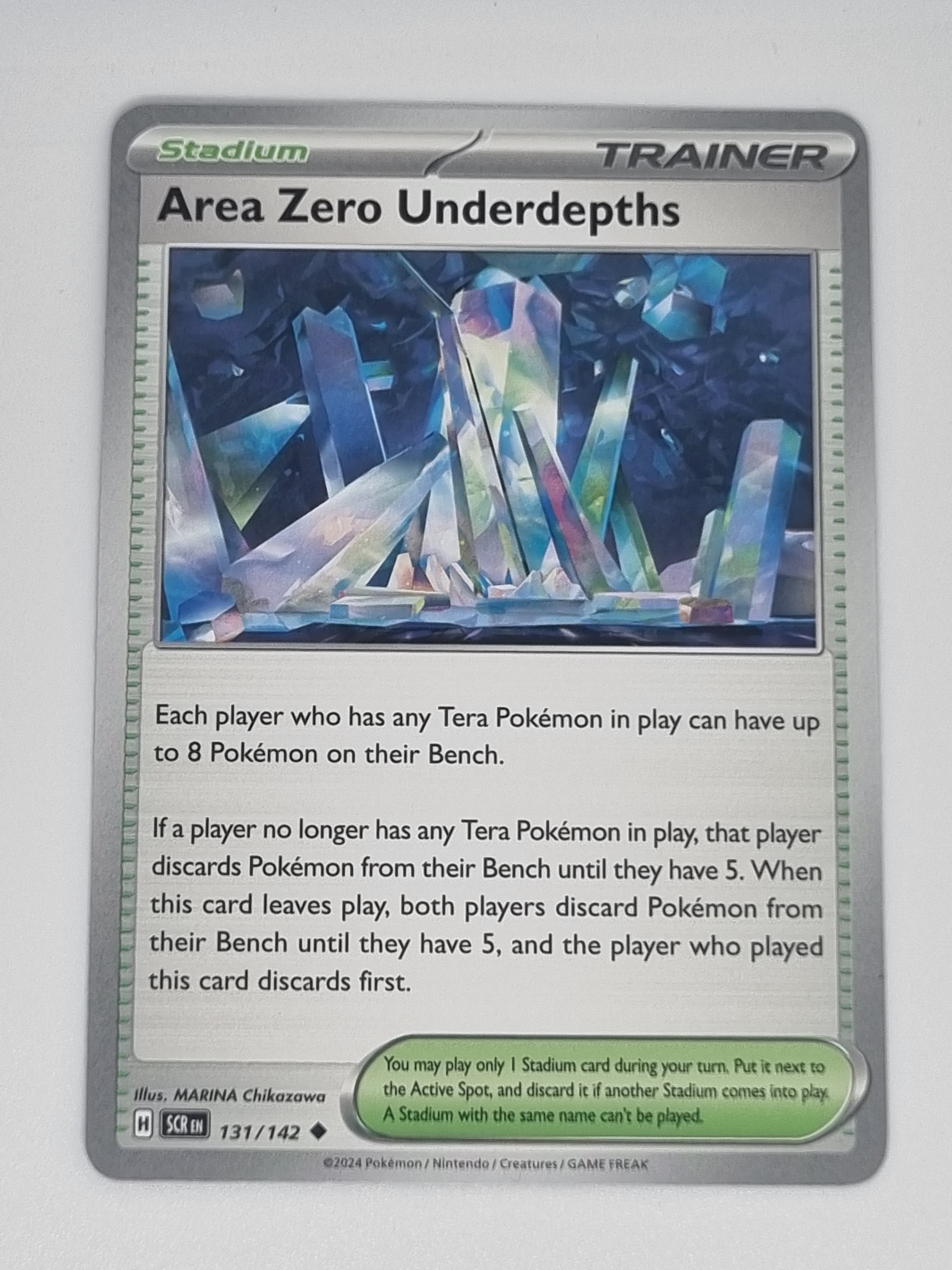 Pokemon TCG - Stellar Crown - #131/142 Area Zero Underdepths Uncommon