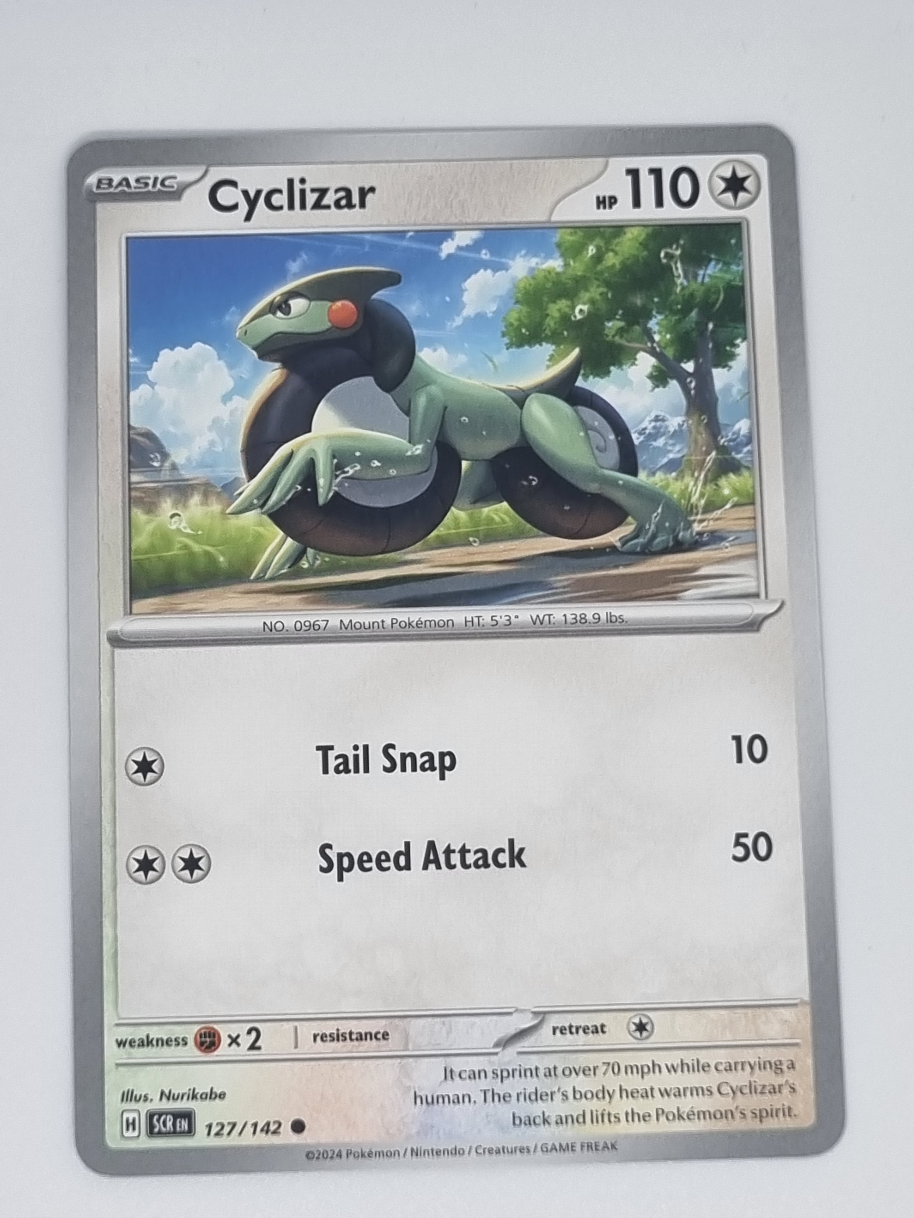 Pokemon TCG - Stellar Crown - #127/142 - Cyclizar - Common