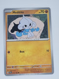 Pokemon TCG - Stellar Crown - #077/142 - Meditite - Common
