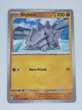 Pokemon TCG - Stellar Crown - #074/142 - Rhyhorn - Common
