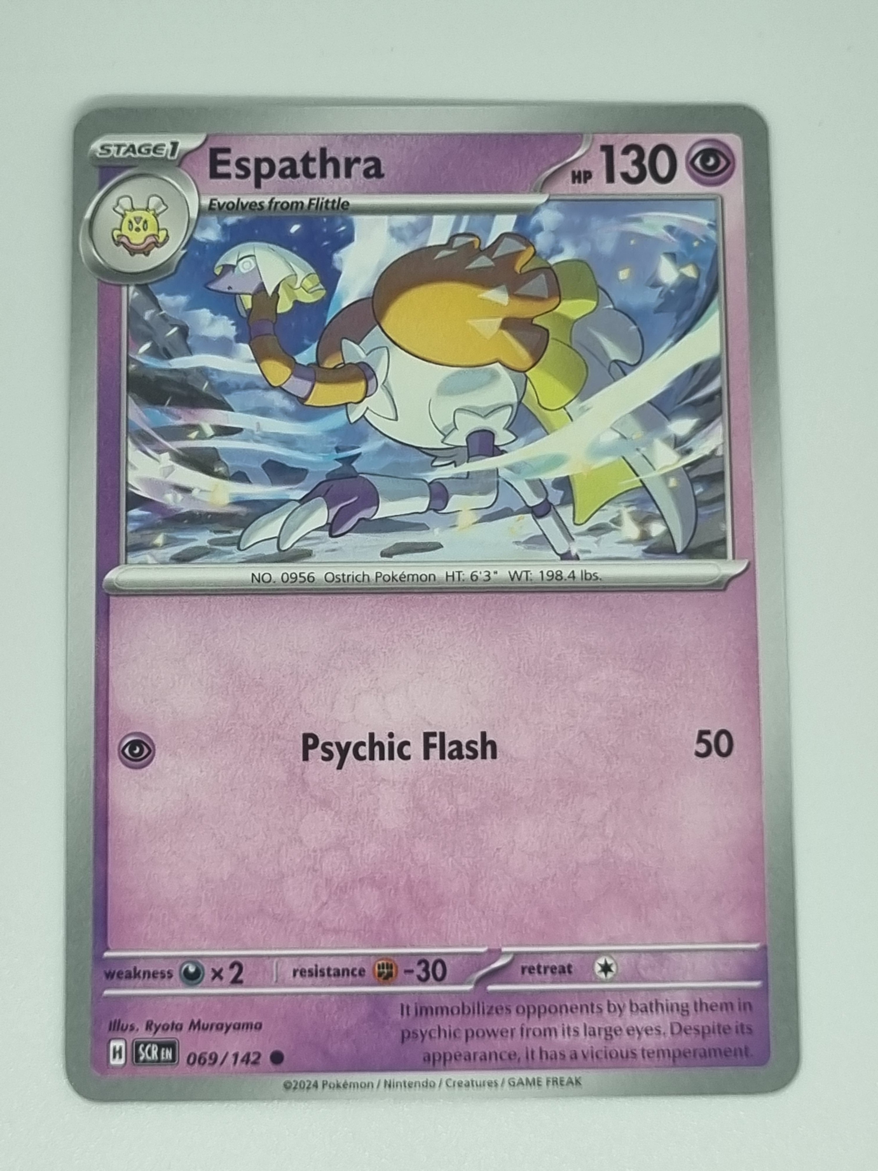 Pokemon TCG - Stellar Crown - #069/142 - Espathra - Common
