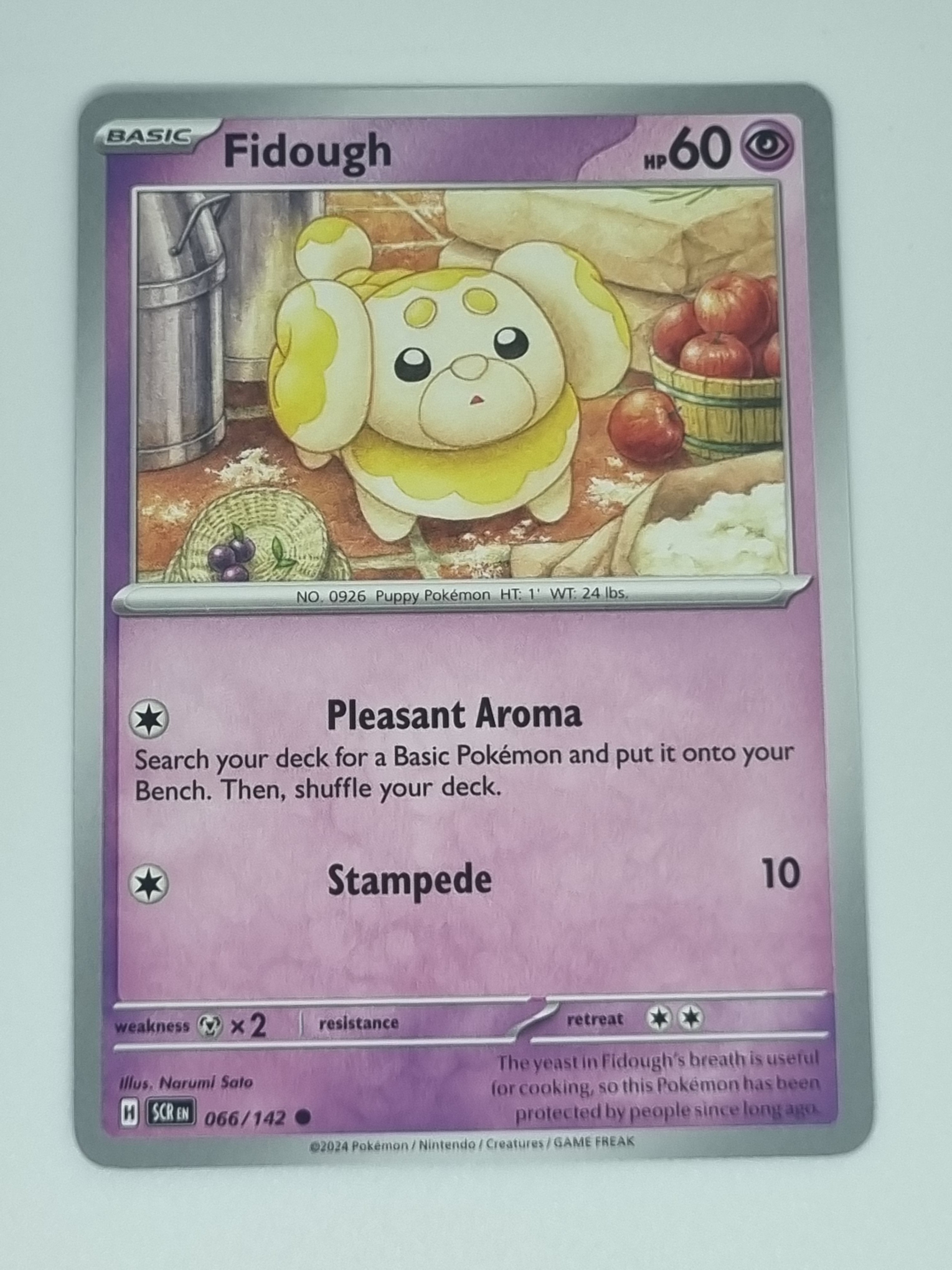 Pokemon TCG - Stellar Crown - #066/142 - Fidough - Common