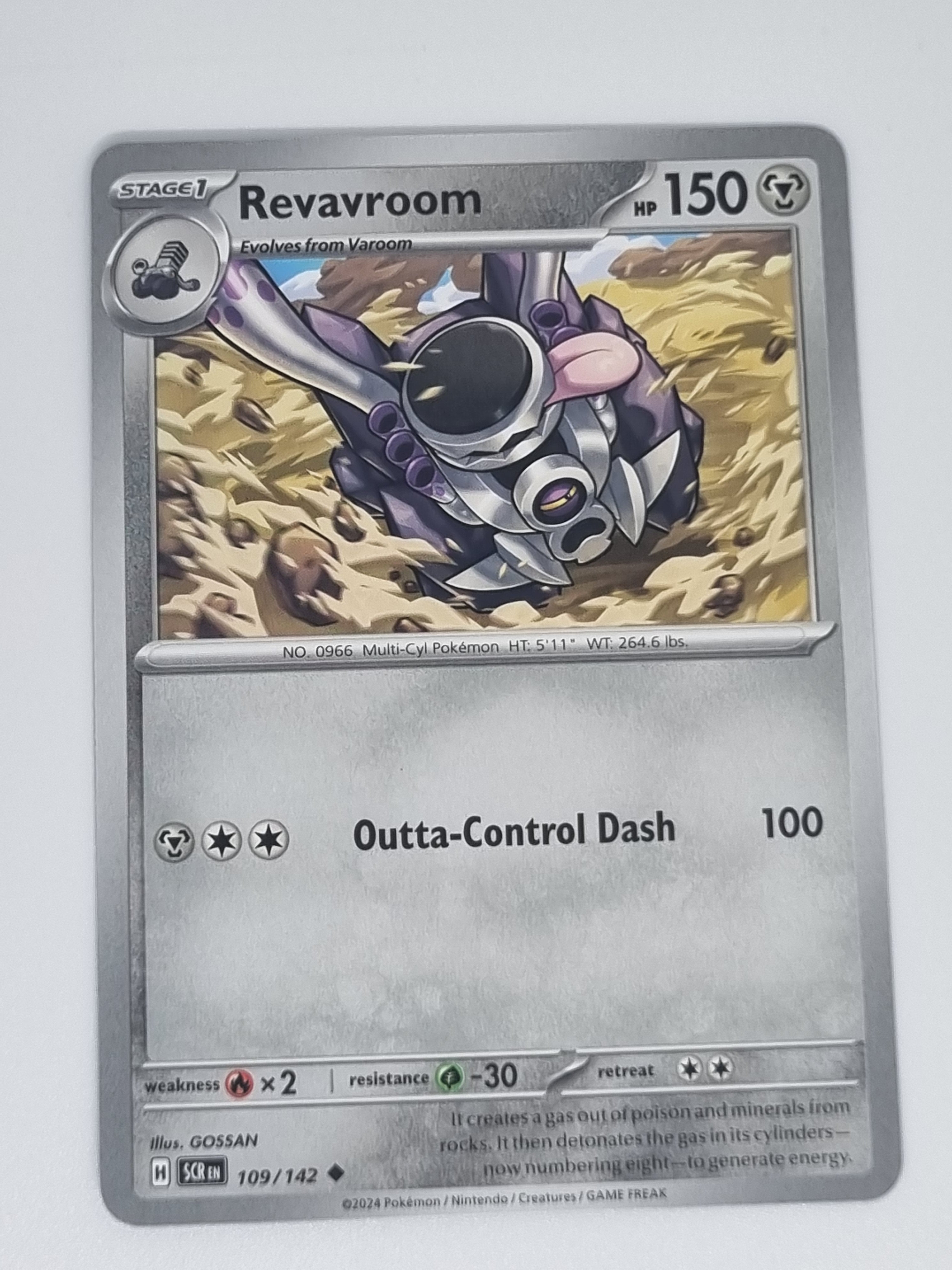 Pokemon TCG - Stellar Crown - #109/142 - Revavroom - Uncommon