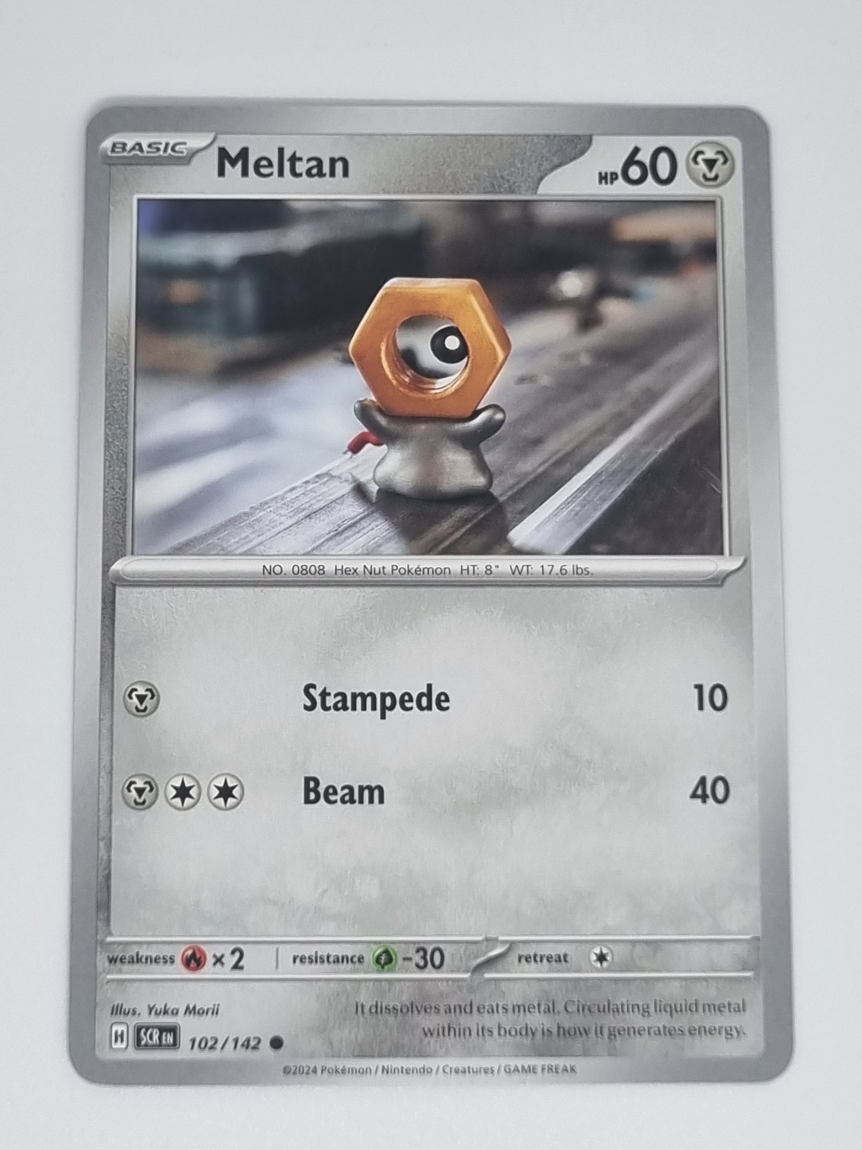 Pokemon TCG - Stellar Crown - #102/142 - Meltan - Common