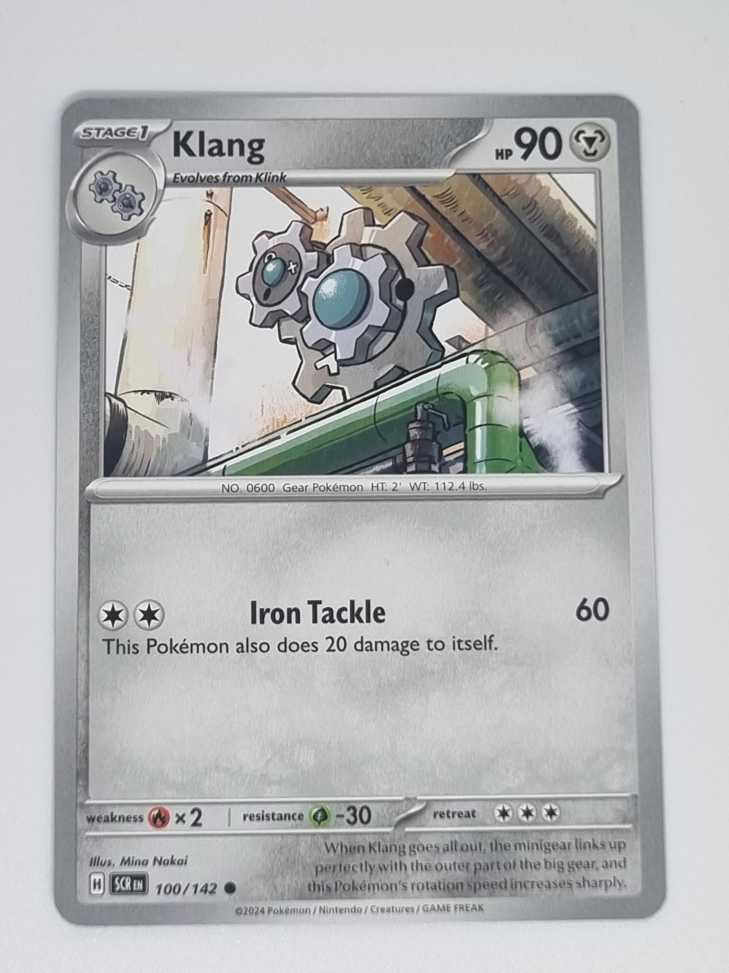 Pokemon TCG - Stellar Crown - #100/142 - Klang - Common